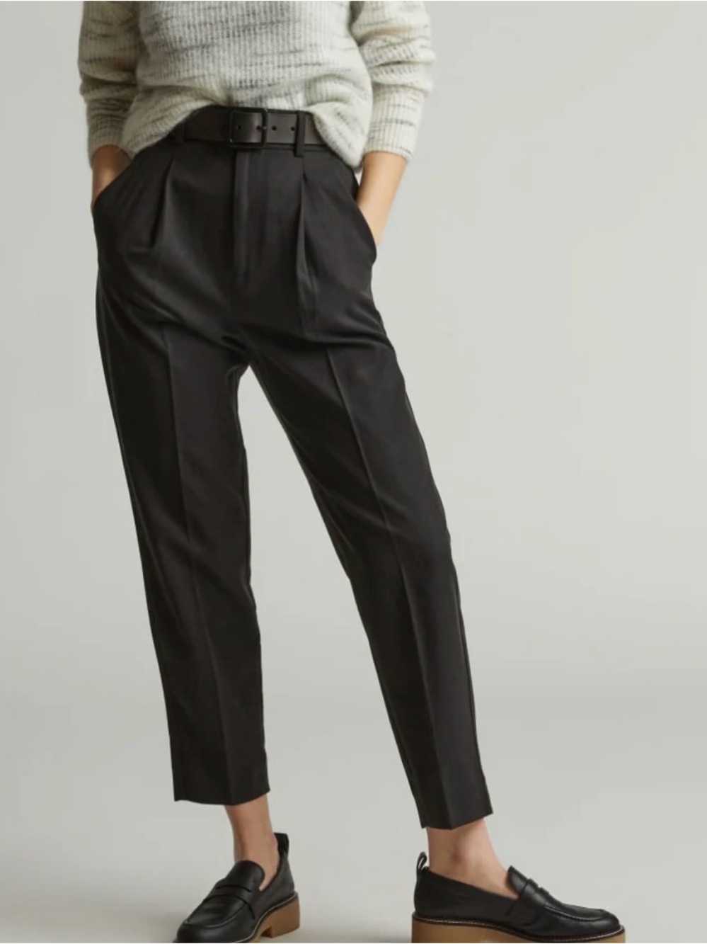 Everlane Black Casual Tapered Pants